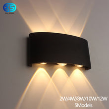 Load image into Gallery viewer, Led Wall Lamp Aluminum Ip66 Outdoor Waterproof Up Down Thicker Nordic Modern Indoor Home Stairs Bedroom Bedside Bathroom Light
