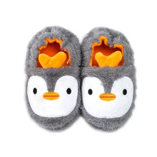 Load image into Gallery viewer, Winter Cute Penguin Kids Slippers Comfortable Baby Warm Cotton Shoes Boys And Girls House Indoor Animal Plush gift
