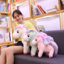 Load image into Gallery viewer, Fantastic Glow Rainbow Wings Unicorn Plush Toy Giant Unicorn Toy Stuffed Animal Doll Fluffy Hair Fly Horse Toys for Children Kid
