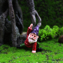 Load image into Gallery viewer, Mini Drunk Gnomes Dwarf Fairy Garden Statue Miniatures Courtyard Elf Figure Resin Micro Landscape Outdoor Figurine Ornament
