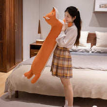 Load image into Gallery viewer, 110cm Long Dachshund Plush Toy Soft Stuffed Cartoon Animal Husky Fox Shiba Inu Doll Nap Pillow Sofa Cushion Girls Birthday Gift
