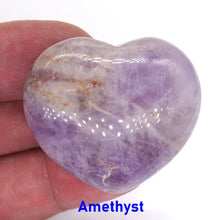 Load image into Gallery viewer, 40*35MM Love Heart Shaped Stones Natural Quartz Crystal Carved Energy Chakra Massage Healing Reiki Palm Worry Gemstones Decor
