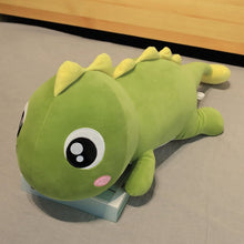 Load image into Gallery viewer, 60-140CM Big Size Long Lovely Dinosaur Plush Toy Soft Cartoon Animal Dinosaur Stuffed Doll Pillow for Kids Birthday Gift
