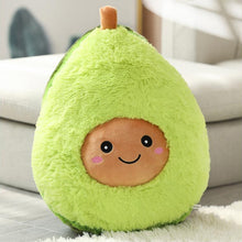 Load image into Gallery viewer, Smiling Avocado Stuffed Plush Toys Filled Doll Soft Sofa Plants Cushion Cartoon Fruit Pillow Soft Cushion Pillow Children Gift
