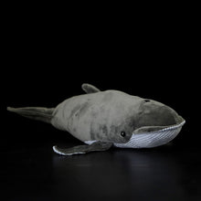 Load image into Gallery viewer, 40CM Length Lifelike Blue Whale Stuffed Toy Extra Soft Humpback Whale Plush Toys Simulation Ocean Animal Toy Gifts
