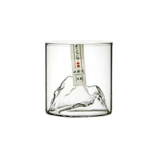 Load image into Gallery viewer, Japan 3D Mountain Whiskey Glass Glacier Old Fashioned Whisky Rock Glasses Whiskey-glass Wooden Gift Box Vodka Cup Wine Tumbler
