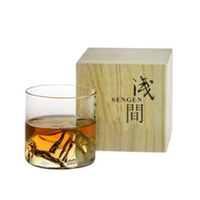Load image into Gallery viewer, Japan 3D Mountain Whiskey Glass Glacier Old Fashioned Whisky Rock Glasses Whiskey-glass Wooden Gift Box Vodka Cup Wine Tumbler
