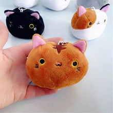 Load image into Gallery viewer, Kawaii 8CM Cats Stuffed TOYS Keychain Gift Plush TOY DOLL for Kid&#39;s Party Birthday Plush Toys for Girl NEW 1PCS 6 Colors
