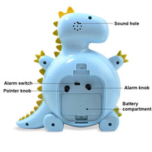 Load image into Gallery viewer, dinosaur alarm clock kids alarm clock led digital clocks desk table clock decoration kids gifts
