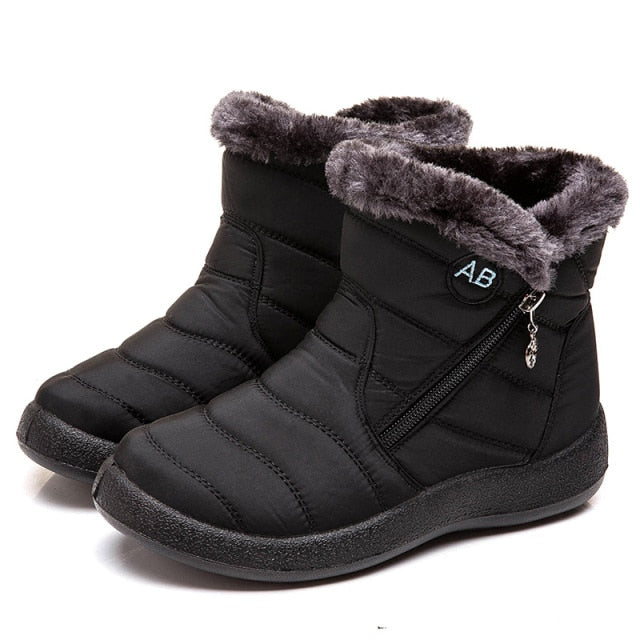 Women Boots 2021 Fashion Waterproof Snow Boots For Winter Shoes Women Casual Lightweight Ankle Botas Mujer Warm Winter Boots