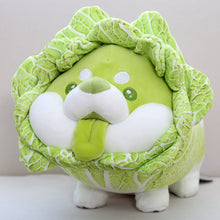 Load image into Gallery viewer, Cabbage Shiba Inu Dog Cute Vegetable Fairy Anime Plush Toy Fluffy Stuffed Plant Soft Doll Kawaii Pillow Baby Kids Toys Gift
