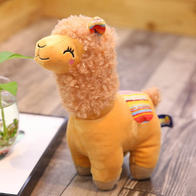 25-45cm Cute Alpaca Llama Plush Toy Cute Stuffed Animal Dolls Soft Plush Alpaca For Kids Birthday Gifts 4 Color Optional