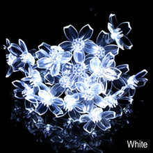 Load image into Gallery viewer, 10/40/60 Lights LED String Fairy Lights Crystal Cherry Blossom Flower Garland For Indoor Wedding Festival Christmas Party Decors
