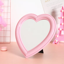 Load image into Gallery viewer, Web Celebrity Cosmetic Mirror Decorative Mirror Girl Heart Student Dormitory Mirror Portable Home Small Mirror
