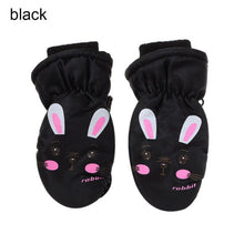 Load image into Gallery viewer, Winter Warm Rabbit Snowman Camo Camouflage Gloves 0-5 Years Old Children Ski Gloves Thick Velvet  Knitted Mittens Gloves For Girls Keep Hands Warm
