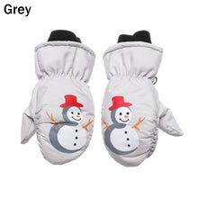 Load image into Gallery viewer, Winter Warm Rabbit Snowman Camo Camouflage Gloves 0-5 Years Old Children Ski Gloves Thick Velvet  Knitted Mittens Gloves For Girls Keep Hands Warm
