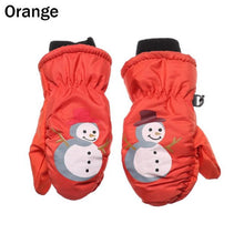 Load image into Gallery viewer, Winter Warm Rabbit Snowman Camo Camouflage Gloves 0-5 Years Old Children Ski Gloves Thick Velvet  Knitted Mittens Gloves For Girls Keep Hands Warm
