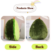 Load image into Gallery viewer, Smiling Avocado Stuffed Plush Toys Filled Doll Soft Sofa Plants Cushion Cartoon Fruit Pillow Soft Cushion Pillow Children Gift
