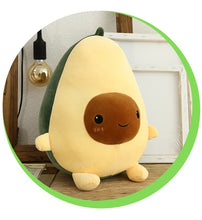 Load image into Gallery viewer, Smiling Avocado Stuffed Plush Toys Filled Doll Soft Sofa Plants Cushion Cartoon Fruit Pillow Soft Cushion Pillow Children Gift
