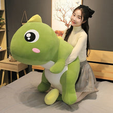 Load image into Gallery viewer, 60-130CM Big Size Long Lovely Dinosaur Plush Toy Soft Cartoon Animal Dinosaur Stuffed Doll Pillow for Kids Girl Birthday Gift
