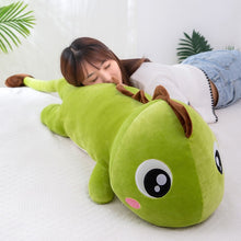 Load image into Gallery viewer, 60-130CM Big Size Long Lovely Dinosaur Plush Toy Soft Cartoon Animal Dinosaur Stuffed Doll Pillow for Kids Girl Birthday Gift
