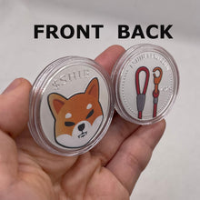 Load image into Gallery viewer, Dogecoin Killer Shiba Inu Coin (SHIB) CRYPTO Metal Gold Plated Physical Shib Coin Shiba Doge Killer Souvenir Commemorative Coins
