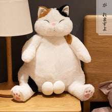 Load image into Gallery viewer, 35/45cm Cat with balls Toys Stuffed Animal Dolls Kids Gift Lovely Fat Cats Pillow Home Decoration Japanese Kawaii Soft Plush
