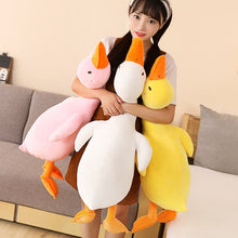 Load image into Gallery viewer, 70-140CM Huge Simulation Big Duck Plush Toy Huggable Long Pillow Soft Stuffed Giant Goose Cuddly Swan Doll for Kid Birthday Gift
