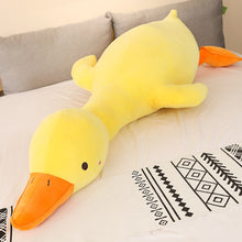 Load image into Gallery viewer, 70-140CM Huge Simulation Big Duck Plush Toy Huggable Long Pillow Soft Stuffed Giant Goose Cuddly Swan Doll for Kid Birthday Gift
