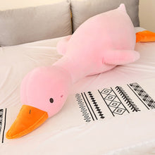 Load image into Gallery viewer, 70-140CM Huge Simulation Big Duck Plush Toy Huggable Long Pillow Soft Stuffed Giant Goose Cuddly Swan Doll for Kid Birthday Gift
