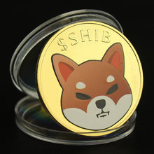 Load image into Gallery viewer, Dogecoin Killer Shiba Inu Coin(SHIB) Souvenir CRYPTO Metal Gold Plated Physical Shib Collectible Coin Doge Killer Souvenir Coins
