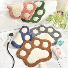 Load image into Gallery viewer, Cat Paw Printed Mat Absorb Water Non-slip Super Soft Quick Dry Foot Pad Kid Room Bedside Home Decor Carpet
