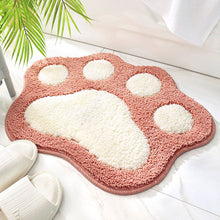 Load image into Gallery viewer, Cat Paw Printed Mat Absorb Water Non-slip Super Soft Quick Dry Foot Pad Kid Room Bedside Home Decor Carpet
