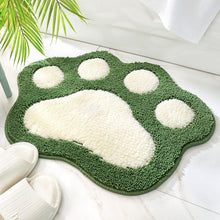 Load image into Gallery viewer, Cat Paw Printed Mat Absorb Water Non-slip Super Soft Quick Dry Foot Pad Kid Room Bedside Home Decor Carpet
