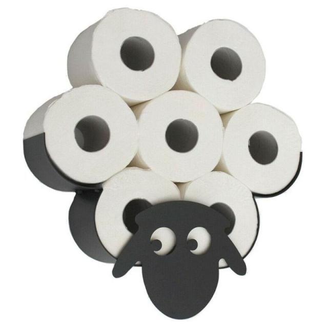 Sheep Rack Toilet Paper Holders Metal Wall Mount Bracket Paper Roll Accessories Kitchen Bathroom Storage Racks Shelf Organizer