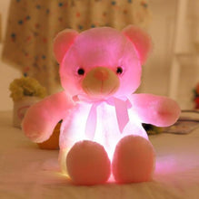 Load image into Gallery viewer, 30CM Luminous Plush Toys Light Up LED Colorful Glowing Teddy Bear Stuffed Animal Doll Kids Christmas Gift For Children Girls
