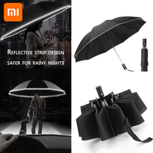 Load image into Gallery viewer, Xiaomi 2021 Fashion Portable UV Folding Automatic Umbrella Rain Wind Resistant Trip Sun Umbrellas Reverse Umbrella
