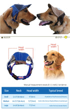 Load image into Gallery viewer, Pet Dog Hats Breathable Cute Summer Baseball Sun Cap With Ear Holes For small medium large dog Outdoor Accessories Hiking Sports
