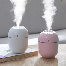 Load image into Gallery viewer, Air Humidifier Mini Ultrasonic USB Essential Oil Diffuser Car Purifier Aroma Anion Mist Maker for Home Car with LED Night Lamp
