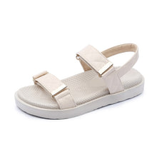 Load image into Gallery viewer, Trends Sandals Summer New Flat British Wind Velcro Embroidery Thick-soled Casual Casual Roman Fragrance Designer Shoes Star
