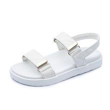 Load image into Gallery viewer, Trends Sandals Summer New Flat British Wind Velcro Embroidery Thick-soled Casual Casual Roman Fragrance Designer Shoes Star
