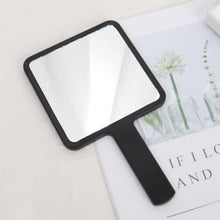 Load image into Gallery viewer, 1Pc Handle Mirror Barbers Hairdressers Square Beauty Makeup Mirror for Women SPA Salon Professional Make Up Mirror Tools
