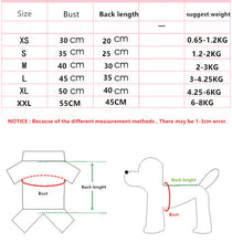 Load image into Gallery viewer, Coral velvet dog clothes cartoon pet clothes wholesale autumn and winter warm four-legged clothes dog clothes cat
