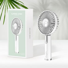 Load image into Gallery viewer, Summer Portable Mini Fan 3 Speed Adjustable Fans USB Rechargeable Desk Handheld Air Conditioner Cooler Outside Travel Artifact
