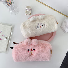 Load image into Gallery viewer, kawaii Korea soft Plush Pencil Case Fabric Quality School Supplies Stationery Gift student Cute Pencil Box Pencilcase Pencil Bag
