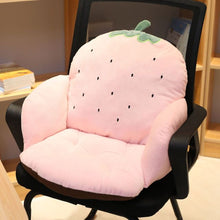 Load image into Gallery viewer, Cartoon Animal Plush Office Chair Cushion Pink Non-slip Lumbar Support Chair Cushions Soft Comfortable Chair Pillows Student
