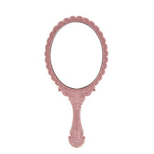 Load image into Gallery viewer, Vintage Carved Handheld Vanity Mirror Makeup Mirror SPA Salon Makeup Vanity Hand Mirror Handle Cosmetic Compact Mirror for Women
