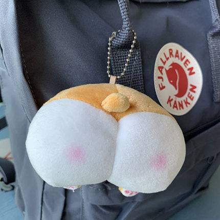 Corgi Cute Butt Plush Soft Fidget Toys Female Bag Decoration Student Fashion Girls Child Gift handmade keychain