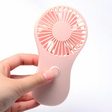 Load image into Gallery viewer, USB Mini Wind Power Handheld Fan Ultra-quiet And Convenient Fan High Quality Portable Student Office Cute Small Cooling Fans
