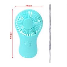 Load image into Gallery viewer, USB Mini Wind Power Handheld Fan Ultra-quiet And Convenient Fan High Quality Portable Student Office Cute Small Cooling Fans
